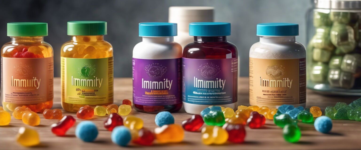 Children's immunity boosting supplements collection