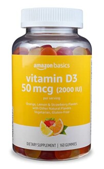 Amazon Basics Vitamin D3 2000 IU Gummies